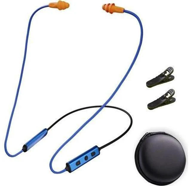 Main image of Ear Plugs Bluetooth Headphones for Work Neckband Wireless Earbuds Noise Reduction in-Ear Earphones with Mic and Controls Waterproof Earbuds with 20 Hours Battery for Industrial Safety