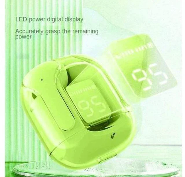Alt view image 2 of 7 - T6 TWS Earbuds Wireless Blue Tooth 5.0 ENC Sport Gaming Headsets Noise ReductionMic Stereo Headphones with LED Display Earphone