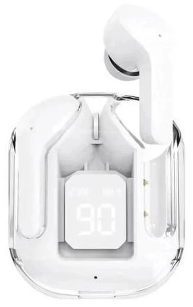 Alt view image 5 of 7 - T6 TWS Earbuds Wireless Blue Tooth 5.0 ENC Sport Gaming Headsets Noise ReductionMic Stereo Headphones with LED Display Earphone White