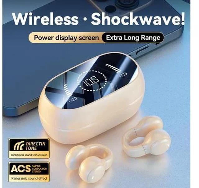 Alt view image 2 of 7 - SOEWIOU 2026 Version True Wireless Bluetooth Earbuds with Charging Case Compatible with Apple & Android, Dual Connect, Built-in Microphone, Stereo Sound in-Ear Bluetooth Headphones Headset - Model 33