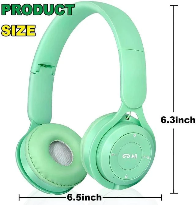 Alt view image 6 of 7 - Upgraded Hybrid Noise Cancelling Headphones with Transparent Modes Wireless Bluetooth with Mic Deep Bass Soft-Earpads Hi-Fi Audio Comfortable Fit Long Playtime for Home Office Travel Over Ear Green