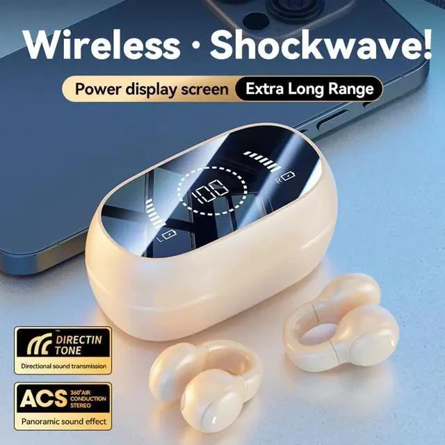Alt view image 2 of 7 - SOEWIOU 2026 Version True Wireless Bluetooth Earbuds with Charging Case Compatible with Apple & Android, Dual Connect, Built-in Microphone, Stereo Sound in-Ear Bluetooth Headphones Headset - Model 33