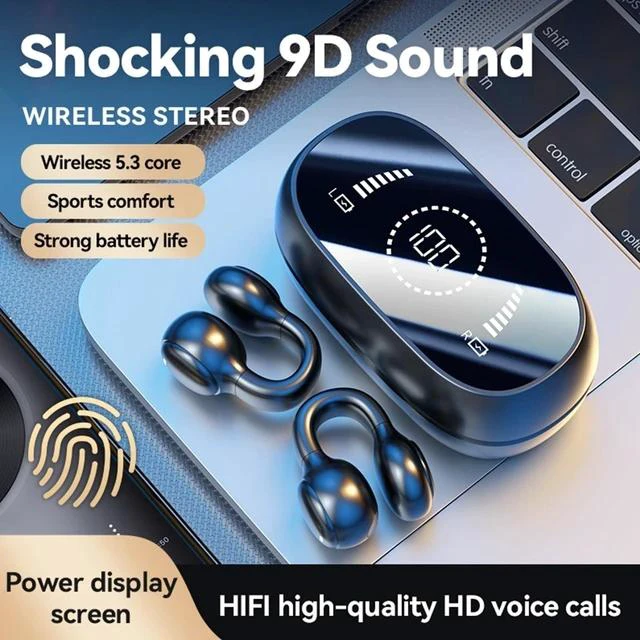 Alt view image 3 of 7 - SOEWIOU 2026 Version True Wireless Bluetooth Earbuds with Charging Case Compatible with Apple & Android, Dual Connect, Built-in Microphone, Stereo Sound in-Ear Bluetooth Headphones Headset - Model 33