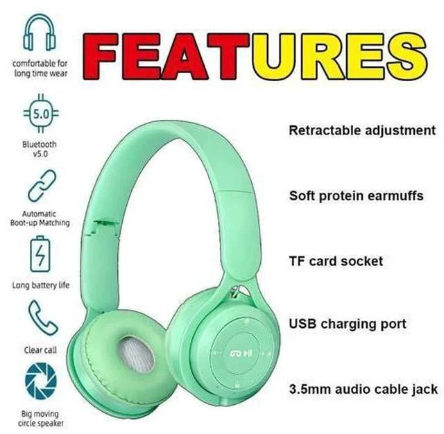 Alt view image 4 of 7 - Upgraded Hybrid Noise Cancelling Headphones with Transparent Modes Wireless Bluetooth with Mic Deep Bass Soft-Earpads Hi-Fi Audio Comfortable Fit Long Playtime for Home Office Travel Over Ear Green