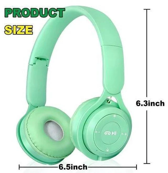 Alt view image 6 of 7 - Upgraded Hybrid Noise Cancelling Headphones with Transparent Modes Wireless Bluetooth with Mic Deep Bass Soft-Earpads Hi-Fi Audio Comfortable Fit Long Playtime for Home Office Travel Over Ear Green