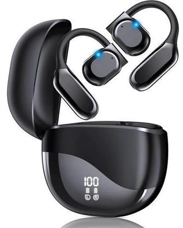 Main image of Ai Translation Earbuds Real Time, Wireless Bluetooth Ear Buds Translator, Language Translating Headphones,HiFi Sound,144 Languages for Travel, Business, Music,Learning-Glossy Black