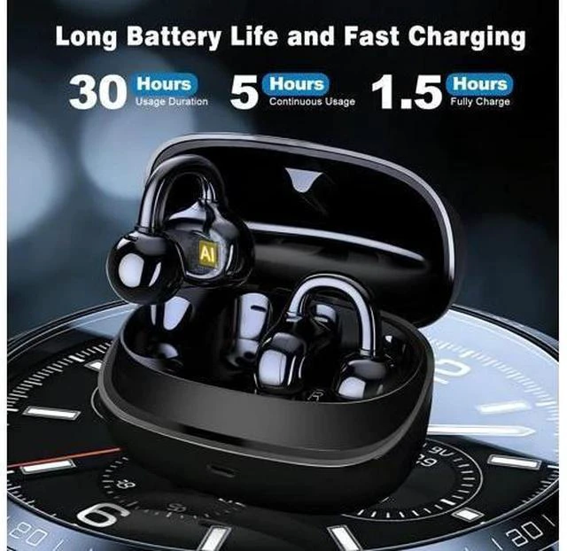 Alt view image 7 of 7 - AI Translation Earbuds Real Time, 164 Languages Translator Earbuds, Wireless Translating Ear Buds, Bluetooth Headphones for Travel Business Meeting Learning (Black)