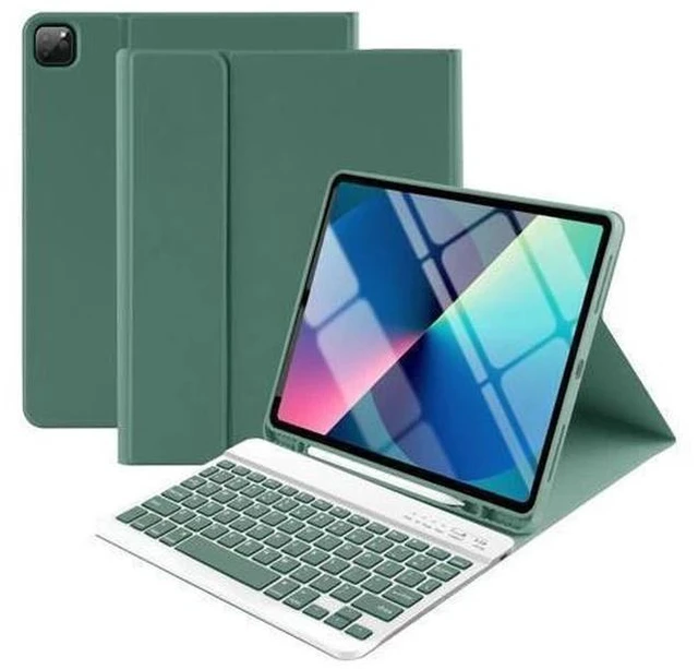 Main image of TaIYanG for iPad Air 13 inch M2 2024 Case with Keyboard for iPad Pro 12.9 6th Generation 2022 Case with Detachable Wireless Keyboard for iPad Pro 12.9 5th 2021 Case with Pencil Holder-Auto Sleep/Wake