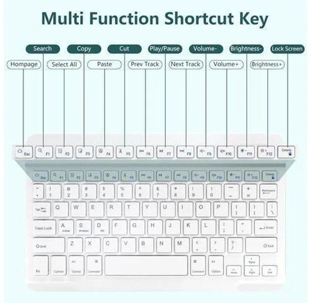 Alt view image 7 of 7 - iPad 9th Gen 2021 Case with Keyboard 10.2 inch, iPad 8th Gen 2020/iPad 7th Gen 2019/iPad Air 3/iPad Pro 10.5 Keyboard Case, Detachable Wireless Bluetooth Keyboard with Pencil Holder for iPad 2021 9th