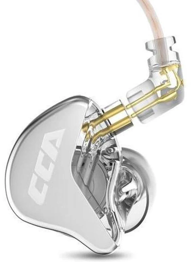 Main image of CRA in Ear Monitor Headphones Ultra-Thin Diaphragm Dynamic Driver IEM Earphones Clear Sound & Deep Bass Wired Gaming Earbuds with Tangle-Free Detachable Cable for Singer Musicians Drummers DJ