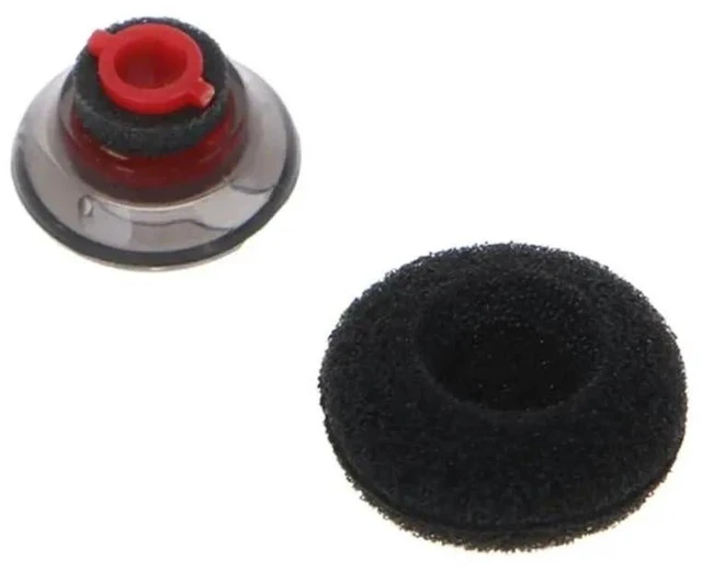 Alt view image 4 of 4 - for Soft Silicone Ear Pads Earphone Clear Earbuds Tips Eargels Black Foam Accessories for 5200 Earphone