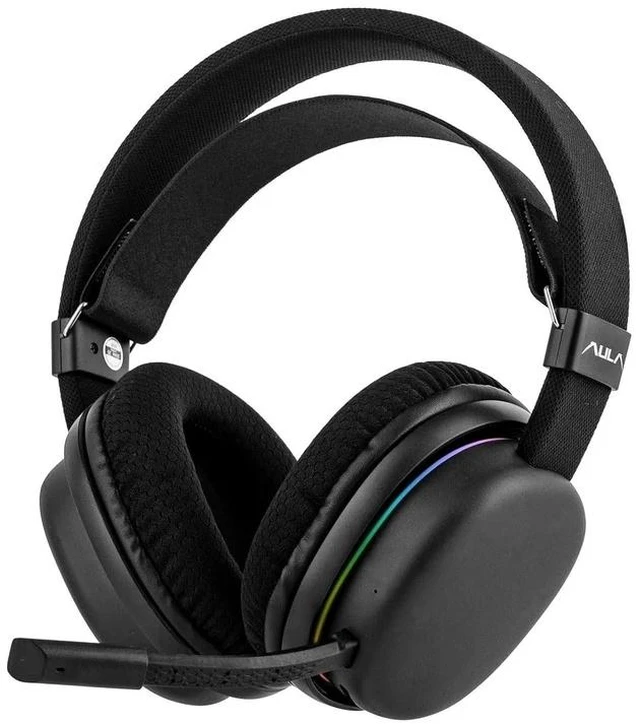Main image of Aula G7 Wireless Gaming Headset for PS4/PS5/PC/Switch, Over-Ear Headphones with Detachable Noise Can