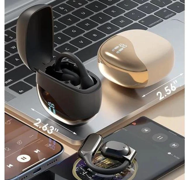 Alt view image 2 of 7 - Language Translator Earbuds, 3-in-1 Translation Earbuds, AI Translation Earbuds Real Time for Android iOS, 144 Languages AI Earbuds Translators Headphones for Travel Business Learning (KH + BK)