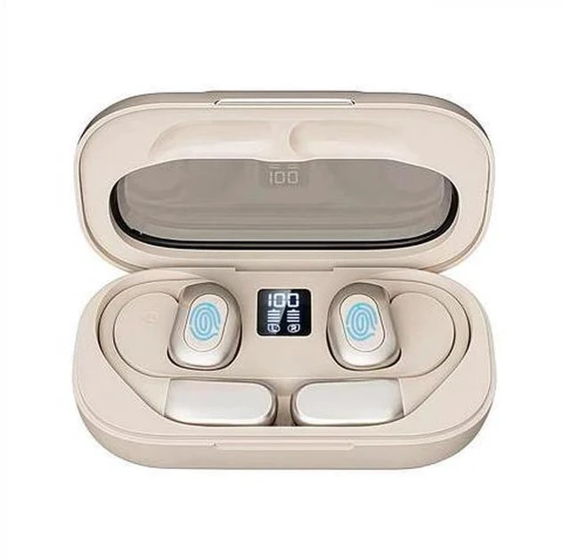 Main image of AI Translator Earbuds, OWS Real-Time 3-in-1 Translation Earbuds 144 Languages & Accents, Translating Earbuds Real Time for Travel Business Learning, Translator Device Headphones (Milky White)