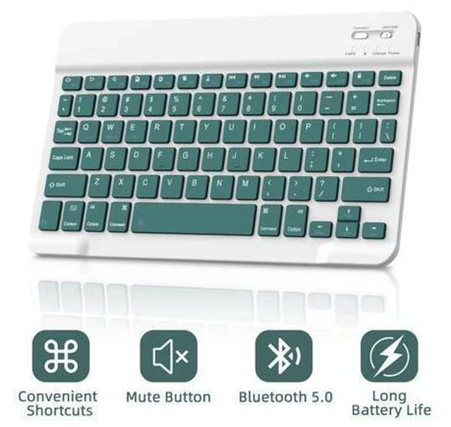 Alt view image 4 of 7 - GOKOCO for iPad Pro 11 inch M4 2024 Case with Keyboard-Keyboard Case for iPad Pro 11" 2024 with Pencil Holder,Wireless Detachable Keyboard,Auto Sleep/Wake Function-Dark Green