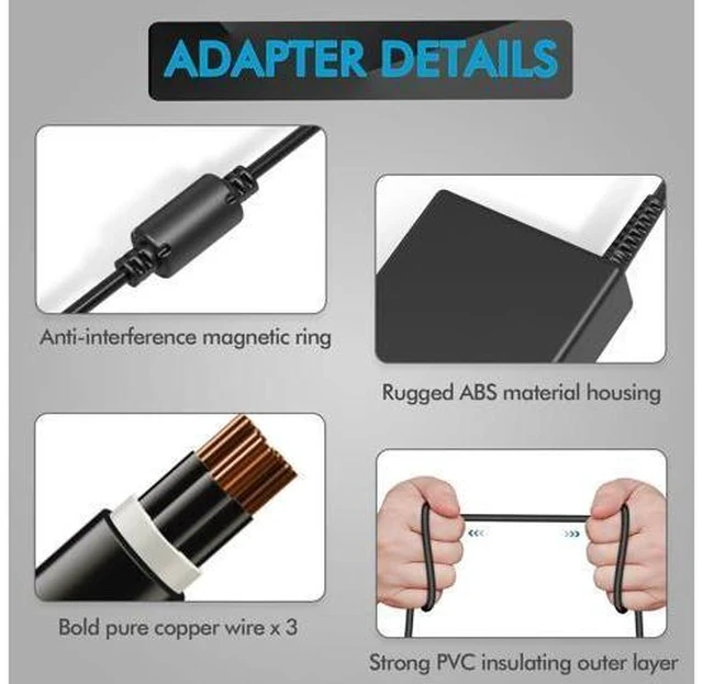 Alt view image 4 of 7 - Slim 150W 19.5V 7.7A AC Adapter Charger Fit for HP ZBook 15u G3 G4 HP ZBook 15 G3 G4 G5 G6 HP ZBook Studio G3 G4 G5 G6 HP OMEN 15 17 775626-003 ADP-150XB B A150A05AL Power Supply Cord