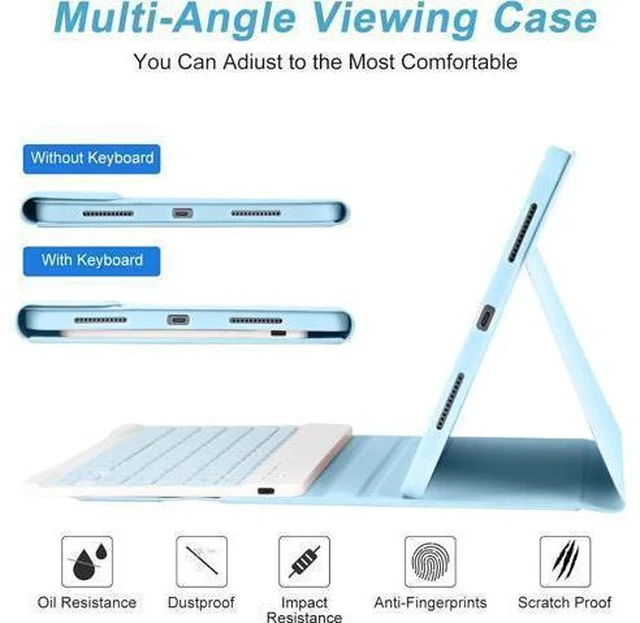 Alt view image 6 of 7 - iPad 10th Generation Case with Keyboard(10.9",2022)(Only Compatible with 10th Generation 2022)-Keyboard Case with Pencil Holder,Detachable Bluetooth Keyboard Smart Case for iPad 10.9" 10th Gen(2022)