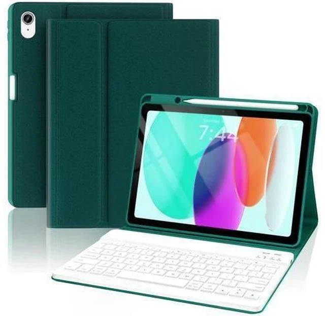 Main image of OPAKIT Keyboard Case for iPad 10th Generation 2022 & A16 11th Generation 2025(10.9/11 inch), Detachable Wireless Keyboard, Stand Folio Keyboard Case with Pencil Holder for New iPad 10th Gen 2022-Teal
