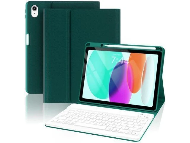 Alt view image 6 of 7 - OPAKIT Keyboard Case for iPad 10th Generation 2022 & A16 11th Generation 2025(10.9/11 inch), Detachable Wireless Keyboard, Stand Folio Keyboard Case with Pencil Holder for New iPad 10th Gen 2022-Teal