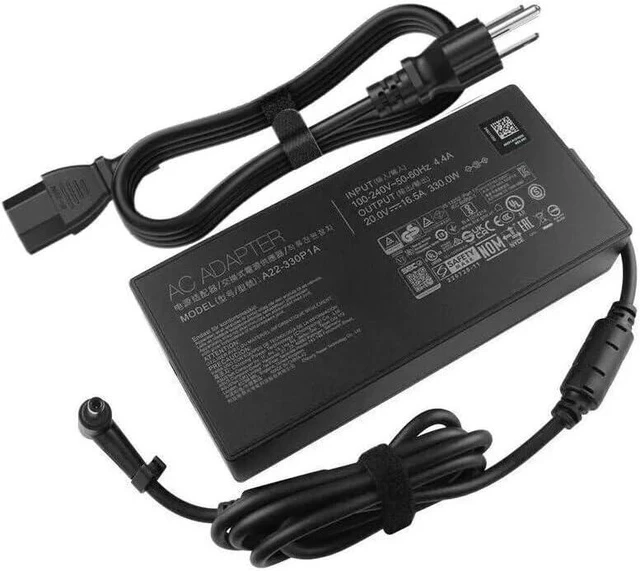 Alt view image 5 of 6 - 330W 20V 16.5A AC Adapter Charger Compatible for ROG Strix Scar 16 17 18 i9 A22-330P1A