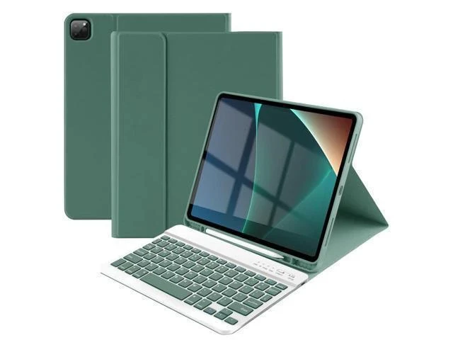 Alt view image 6 of 7 - TaIYanG iPad Air 13 inch M2 2024 Case with Keyboard iPad Pro 12.9 6th Generation 2022 Case with Detachable Wireless Keyboard for iPad Pro 12.9 5th 2021 Case with Pencil Holder-Auto Sleep/Wake