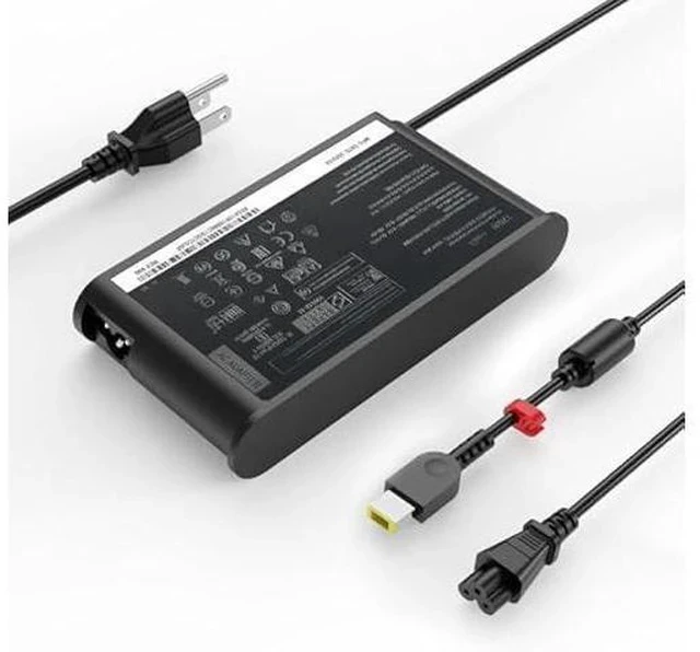 Alt view image 2 of 7 - 170W Laptop Charger Fit for Lenovo ThinkPad P70 P71 P72 P73 ideapad Gaming 3-15 SA10R16886 ADL170SCC3A AC Adapter Power Supply Cord