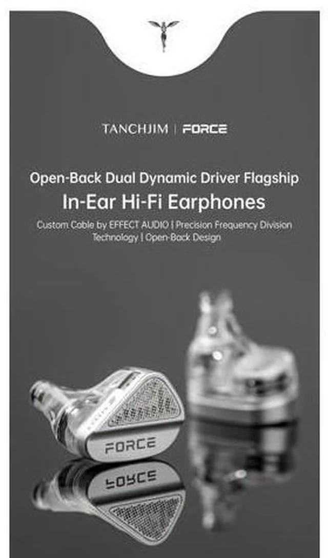 Alt view image 4 of 7 - x Effect Audio Force Earphone Dual Dynamic Driver Flagship in-Ear Hi-Fi Headphone