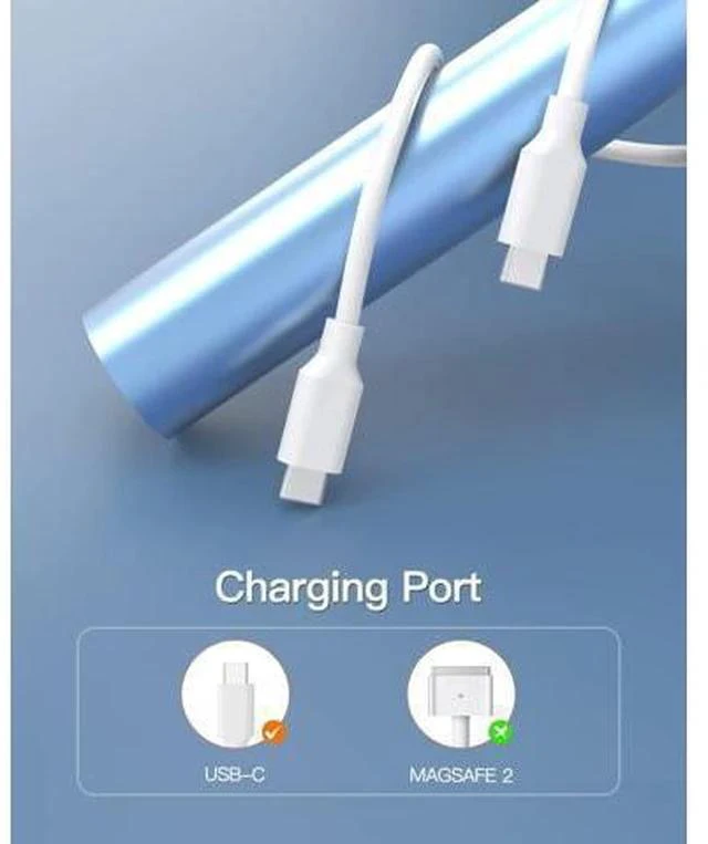 Alt view image 2 of 7 - 30W Charger Fit for MacBook Air Laptop iPad Air 4th Generation Tablet with USB C to C Charging Cable