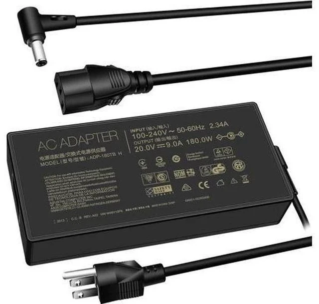 Main image of 180W Zephyrus Charger Fit for Rog Zephyrus G14 GA401 G15 GA502 Tuf Gaming F15 F17 A15 A17 FX505 Series Laptop Zenbook Pro 14 Duo AC Adapter ADP-180TB H