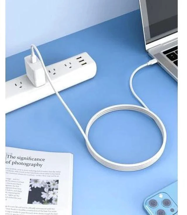 Alt view image 7 of 7 - 30W Charger Fit for MacBook Air Laptop iPad Air 4th Generation Tablet with USB C to C Charging Cable