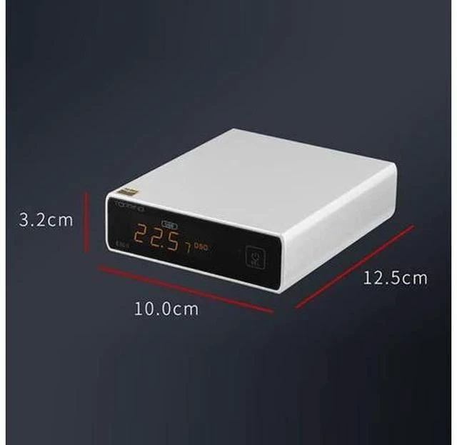 Alt view image 5 of 7 - E30 II Decoder 2*AK4493S DAC Hi-Res Audio XMOS XU208 Touch Operation E30II Preamp DAC (Silver)