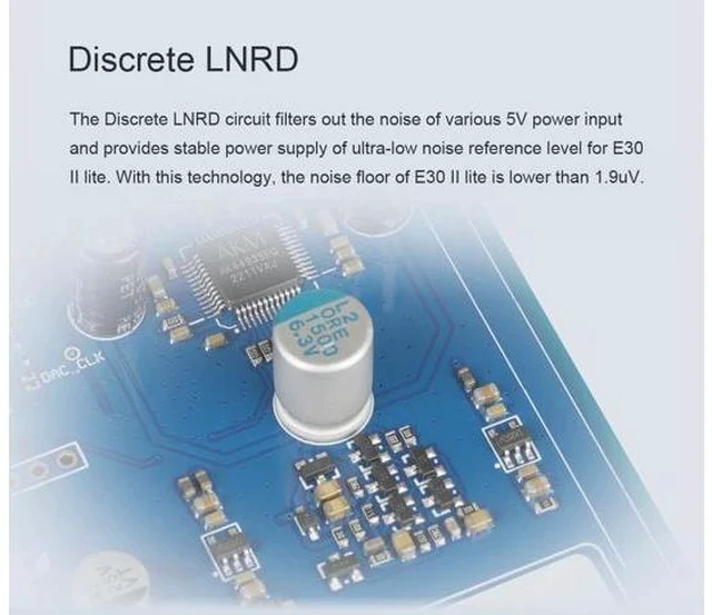 Alt view image 4 of 6 - E30II Lite AK4493S DAC Hi-Res Audio XMOS AU208 Touch Operation Preamp Decoder (Silver)