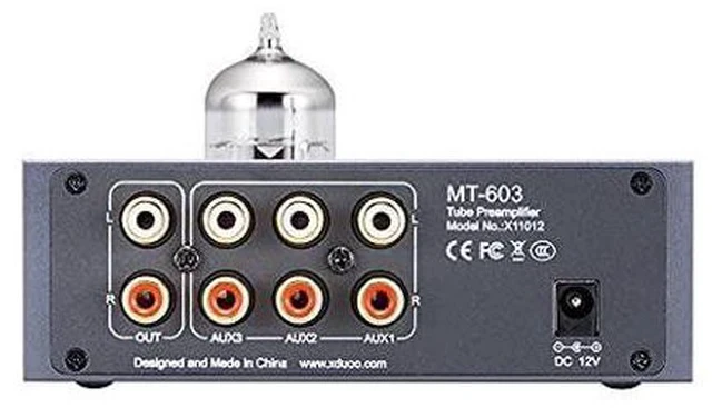 Alt view image 2 of 6 - MT-603 12AU7 Tube 4 Audio Input One Audio Output Amplifier Multiple Pre-Amp