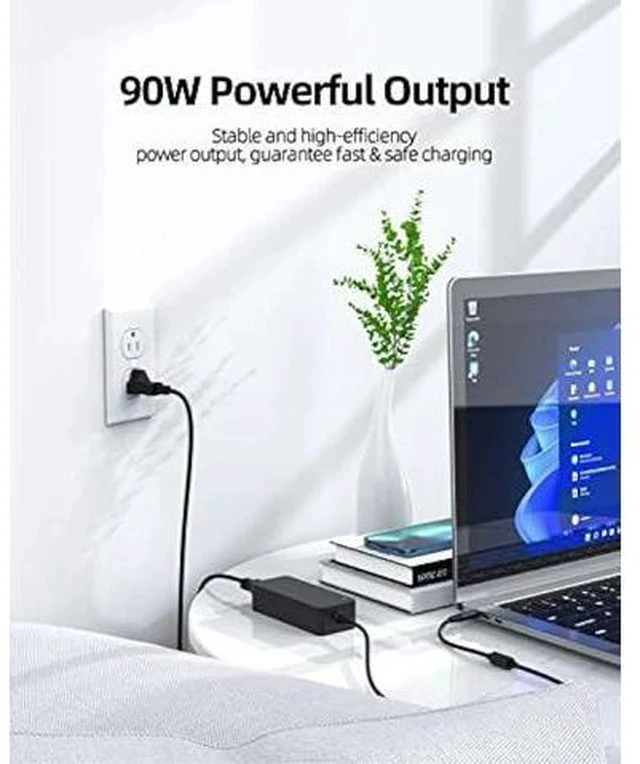 Alt view image 7 of 7 - Replacement AC Charger Adapter Fit for Dell Latitude 3410 3510 Laptop Power Supply Cord