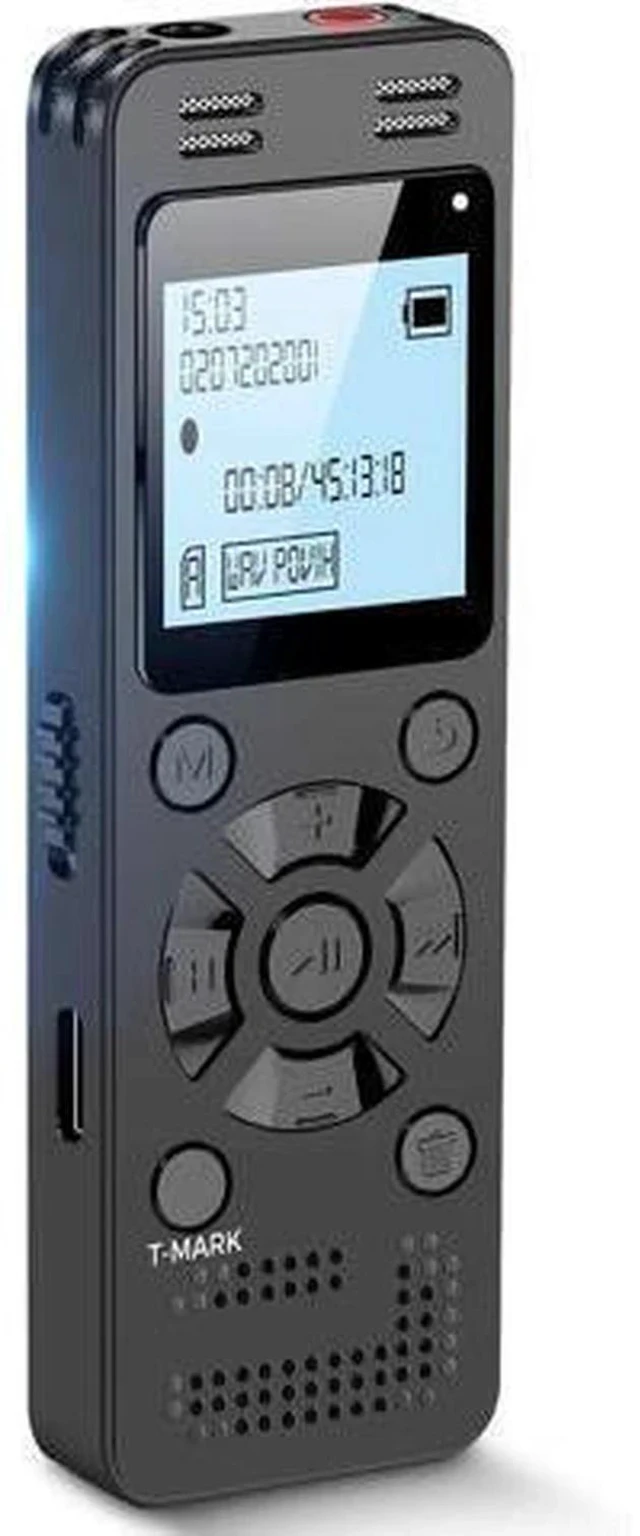 Main image of 128GB Digital Voice Recorder for Lectures Meetings - EVIDA 9296 Hours Voice Activated Recording Device Audio Recorder with Playback,Password