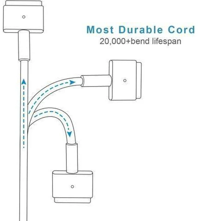 Alt view image 4 of 7 - Mac Book Pro Charger AC 85w Magnetic T-Tip Power Adapter Charger Compatible with MacBook Pro 17/15/13 Inch (Retina 2012-2015)