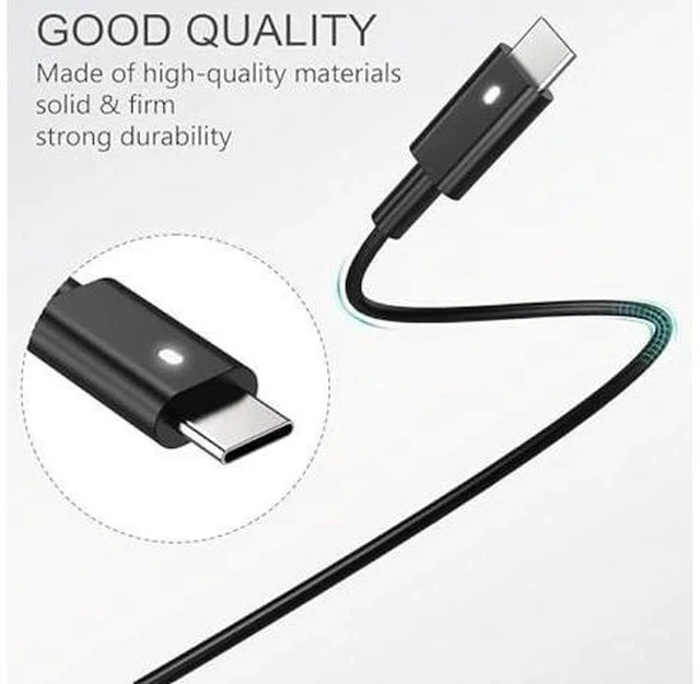 Alt view image 2 of 7 - USB C 65W Laptop Charger Replacement for Dell Latitude 5285 5289 5290 7212 7275 7285 7290 7390 7420 Dell XPS 13 9350 9360 9365 9370 9380 Chromebook 3100 3400 5190 LA65NM190 Power Supply