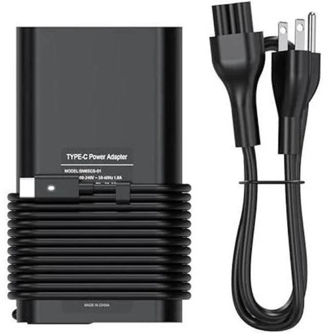 Main image of USB C 65W Laptop Charger Replacement for Dell Latitude 5285 5289 5290 7212 7275 7285 7290 7390 7420 Dell XPS 13 9350 9360 9365 9370 9380 Chromebook 3100 3400 5190 LA65NM190 Power Supply