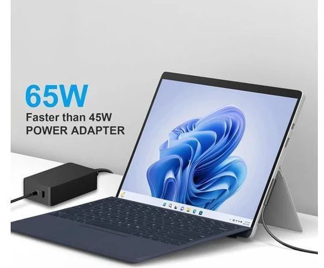 Alt view image 5 of 7 - Charger Compatible with Surface Pro Surface Go Tablet Surface Book Support 65W 44W 39W 36W 24W Surface Laptop Charger