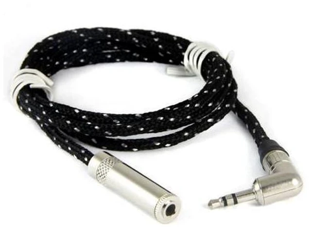 Alt view image 5 of 7 - HiFi Cable HiFi Cable 3.5FT 3.5mm Male to Female Headphone Extension Cable & Plug Pailiccs ZY-010 2M
