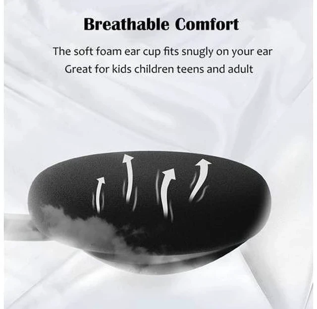 Alt view image 3 of 7 - Classroom Headphones Bulk 10 Pack for Kids School Wholesale Class Set Durable Earphones for Students Children Toddler Teens Boys Girls and Adult (LS04 10 Black)