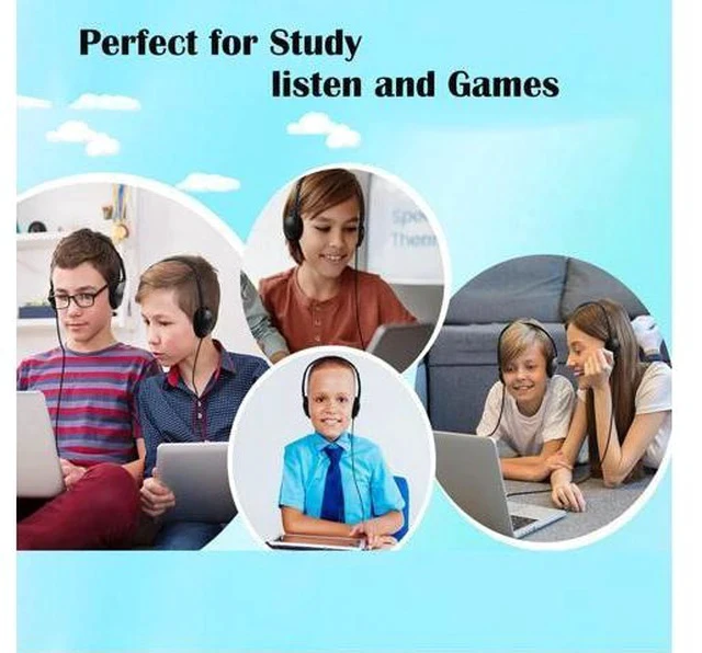 Alt view image 7 of 7 - Classroom Headphones Bulk 10 Pack for Kids School Wholesale Class Set Durable Earphones for Students Children Toddler Teens Boys Girls and Adult (LS04 10 Black)