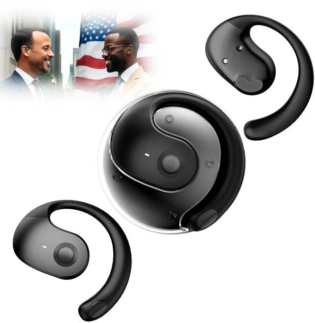 Main image of Xmenha Ai Translation Earbuds Real Time 144 Languages Translator Earbuds Real Time Translating Ai Headphones Language Translation AudíFonos Traductores Traductor De Ingles EspañOl