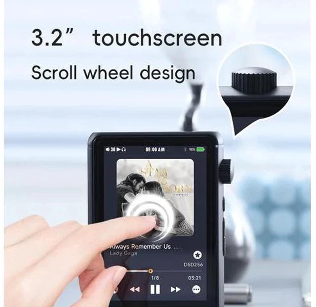 Alt view image 7 of 7 - R3 II 2025 Hi-Res Audio Player - Dual DAC Chips, MQA Decoding, Qobuz/Tidal Player with Bluetooth 5.1, 3.5mm SE/4.4mm BAL Ports | Up to 2TB Expandable Storage