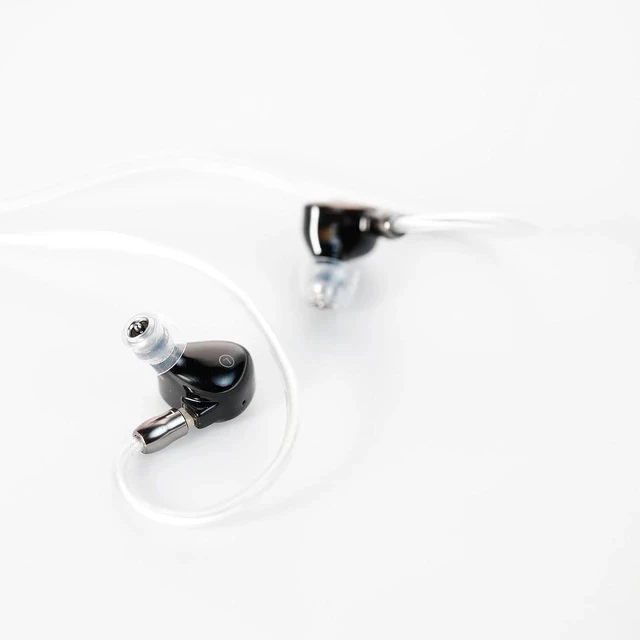 Alt view image 6 of 7 - SE100 Invisble Medical Silicone Ear Tips (S/M/L Sizes) - Noise Isolating Ergonomic Eartips for IEMs, Designed for Audiophiles & Musicians (Transparent, Small)
