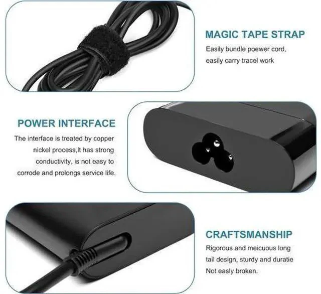 Alt view image 6 of 7 - 150W Laptop Power Supply for HP OMEN 15 17 HP Pavilion Gaming 15 17 HP Zbook 15 G3 G4 G5 G6 Laptop HP TPN-CA11 TPN-DA09 L32661-001 Adapter
