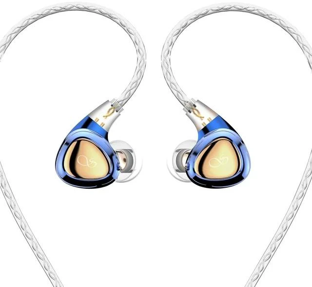 Main image of SONO in-Ear Headphones Wired Earbuds, in Ear Monitor Hi-Res 2DD+1BA IEMs, Triple Dynamic Hybrid Lossless Earphones, 2 pin 0.78mm, 3.5mm Plug, Two Pair Replaceable Tunning Nozzles-Blue