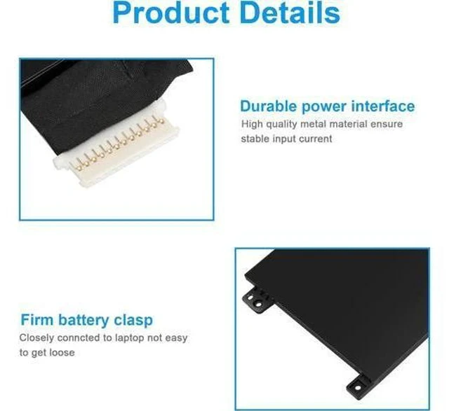 Alt view image 7 of 7 - Futurebatt 1FKCC Laptop Battery Compatible with Dell Latitude 7200 7210 2-in-1 Series T04J T04J001 T04J002 T5H6P 09NTKM 9NTKM 0D9J00 D9J00 0KWWW4 KWWW4