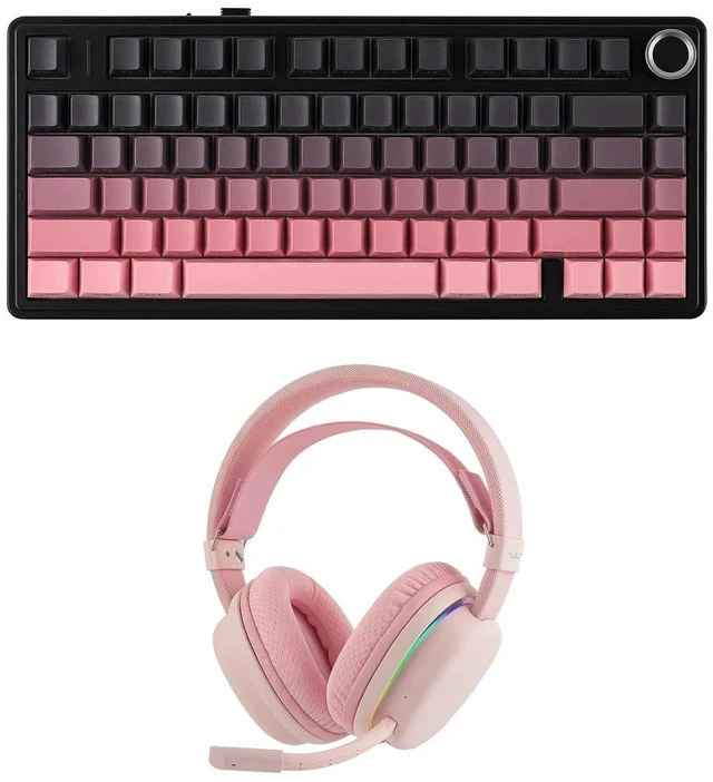 Alt view image 2 of 2 - Aula F75 PRO 75% Gasket Mechanical Keyboard with Aula G7 Gaming Headset