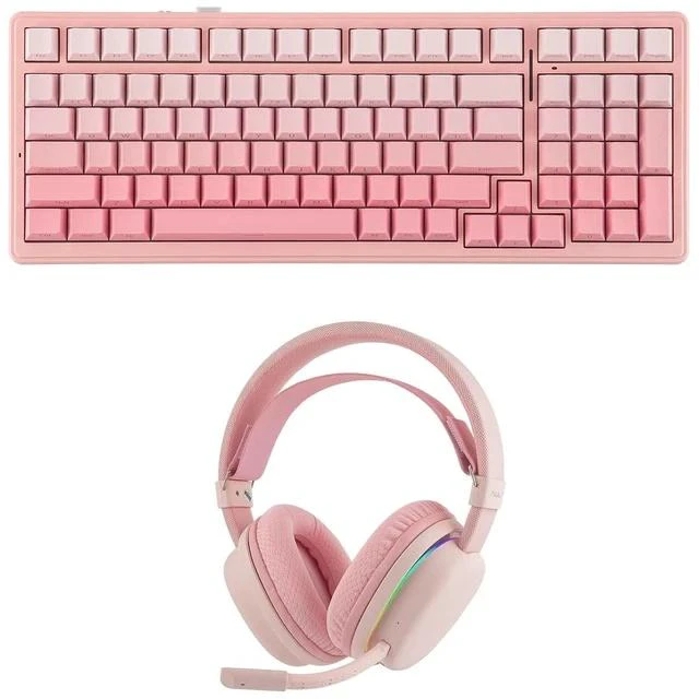 Main image of Aula F99 96% Creamy Gasket Mechanical Keyboard with Aula G7 Gaming Headset